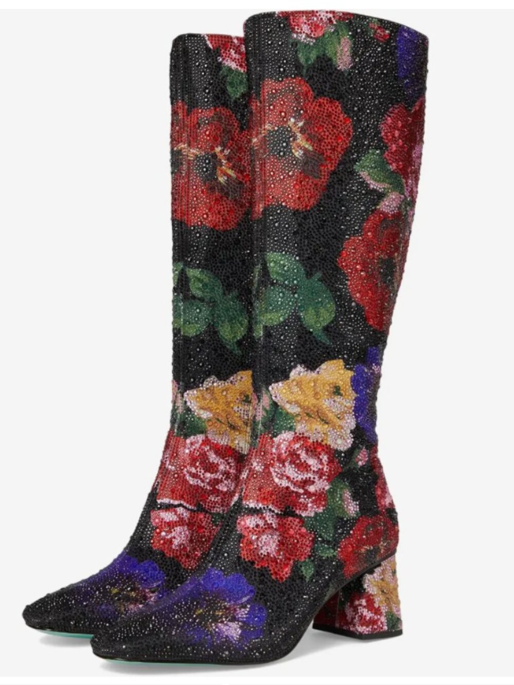 New BETSEY JOHNSON Avon High Shaft Boots 268 7M4